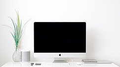 Computer on the table